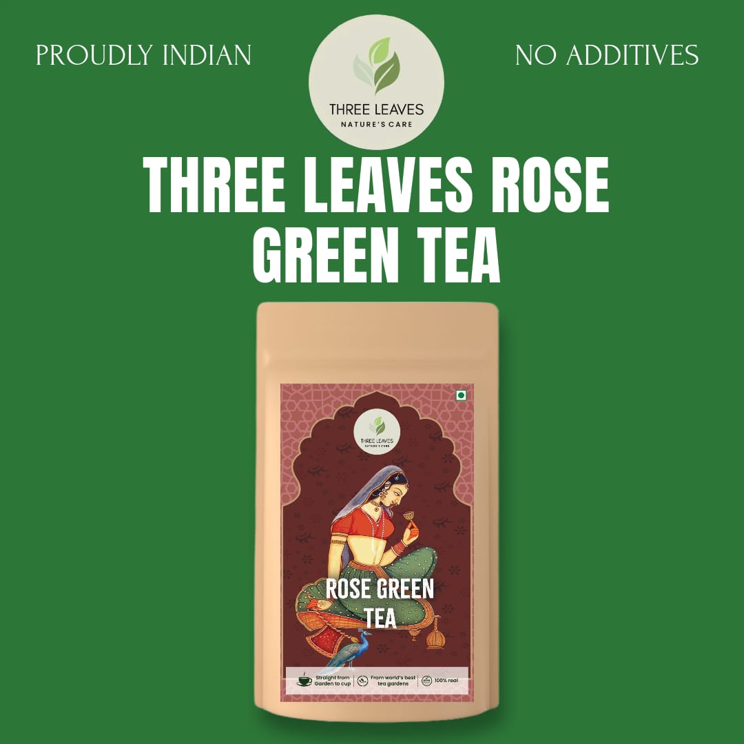 Three Leaves Rose Green Tea